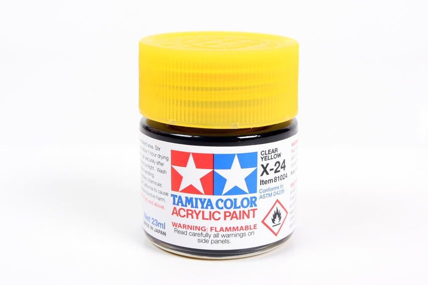 Acrylic X-24 Clear Yellow 23Ml Bottle