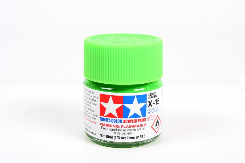 Acrylic Mini X-15 Light Green 10Ml Bottle