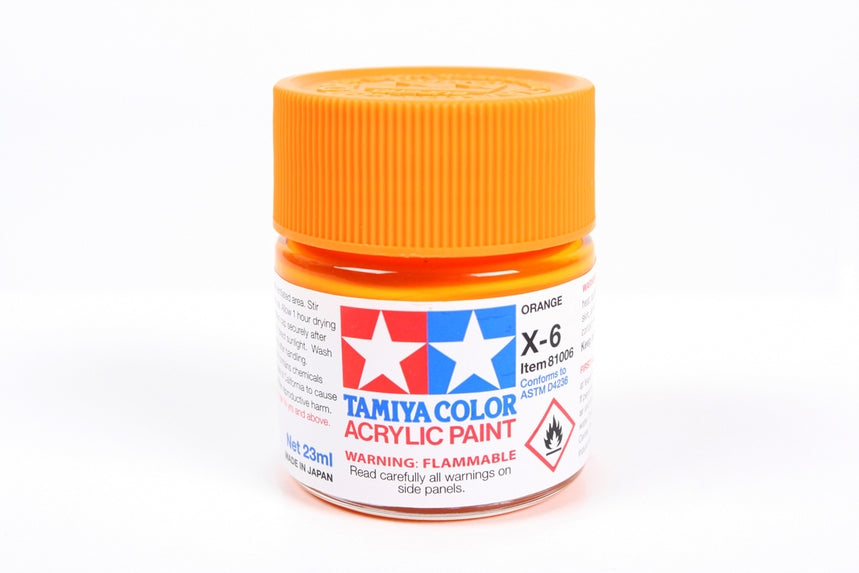 Acrylic X-6 Orange  23Ml Bottle